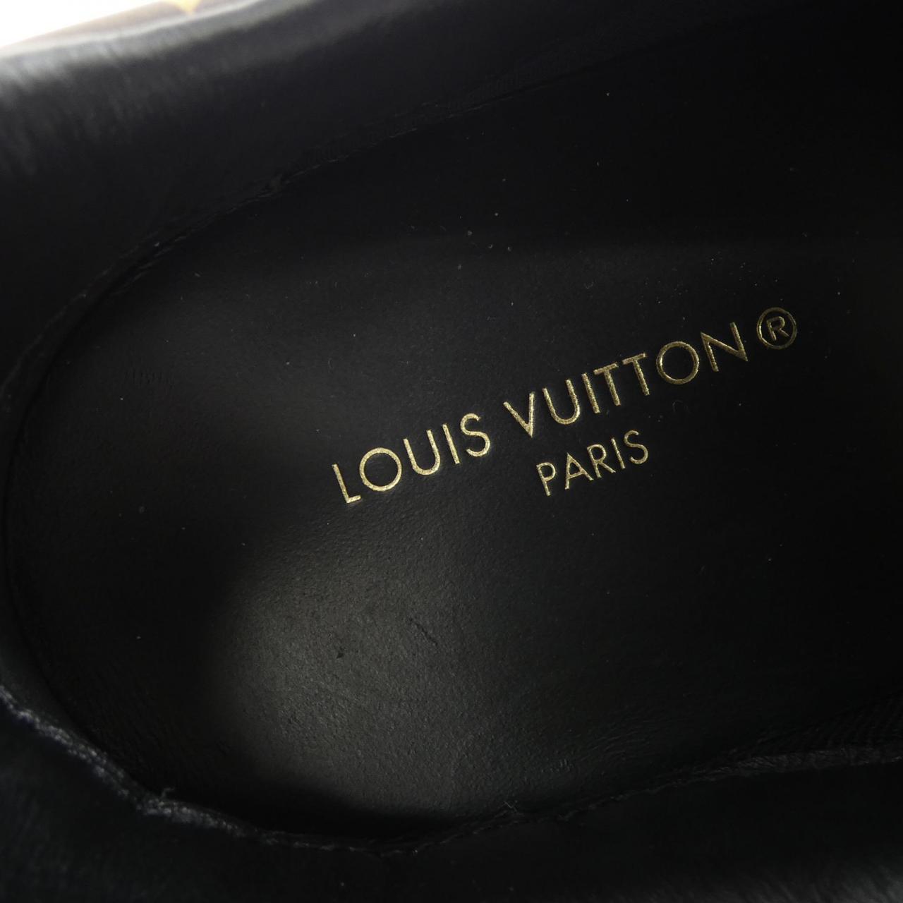 ルイヴィトン LOUIS VUITTON スエードカーフ モノグラムナイロン ランアウェイライン スニーカー
