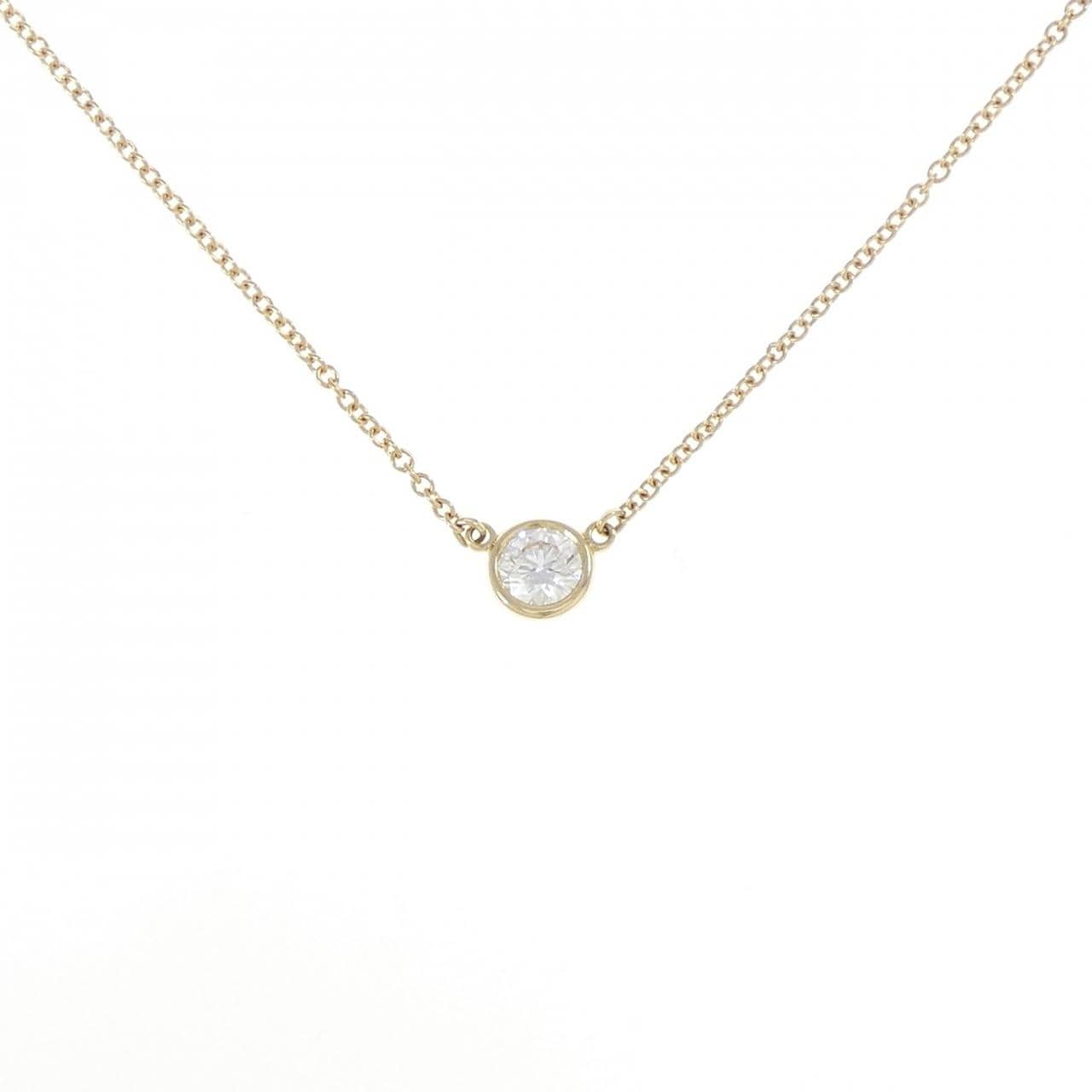 ティファニー バイザヤード ネックレス 0.27CT F IF 3EXT