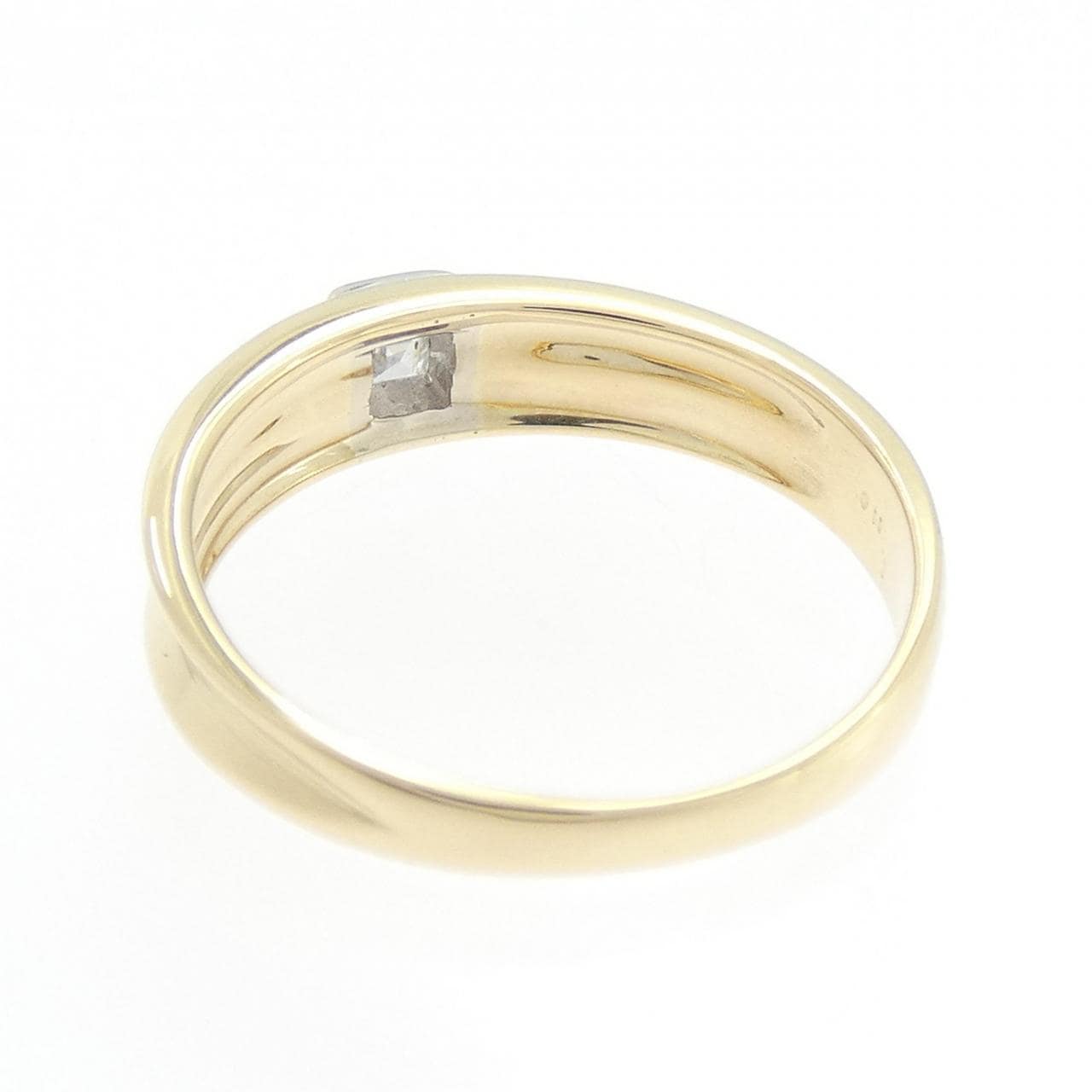 18KYG ダイヤモンド リング 0.11CT