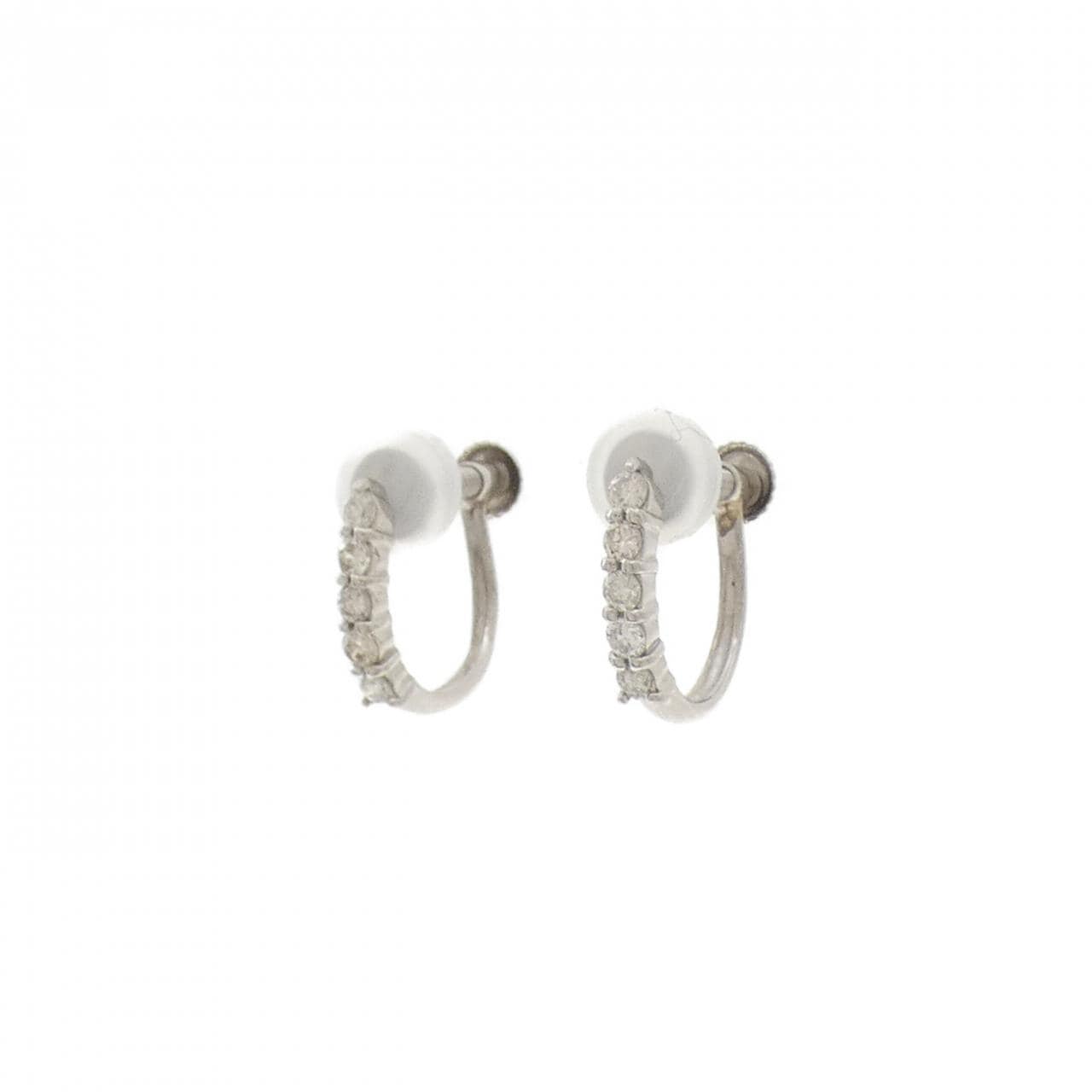 PT900 ダイヤモンド イヤリング 0.20CT