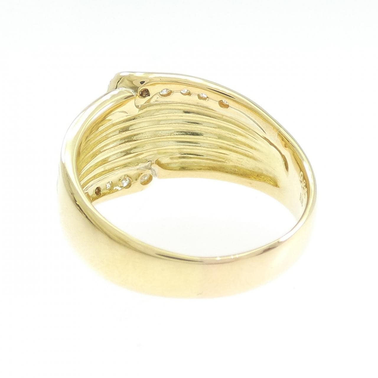 K18YG ダイヤモンド リング 0.24CT