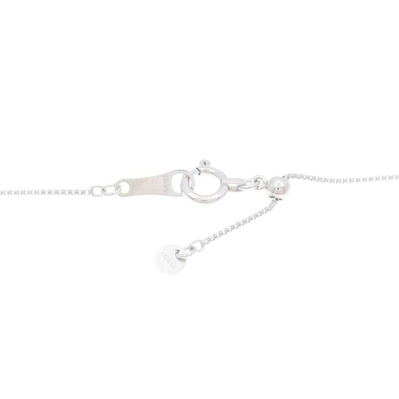K18WG ダイヤモンド ネックレス 0.5CT