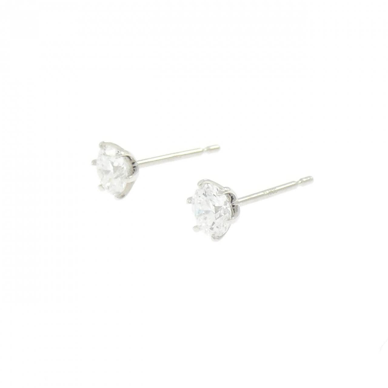 【リメイク】PT900/ST ダイヤモンド ピアス 0.329CT 0.339CT D-E VS2 EXT-VG