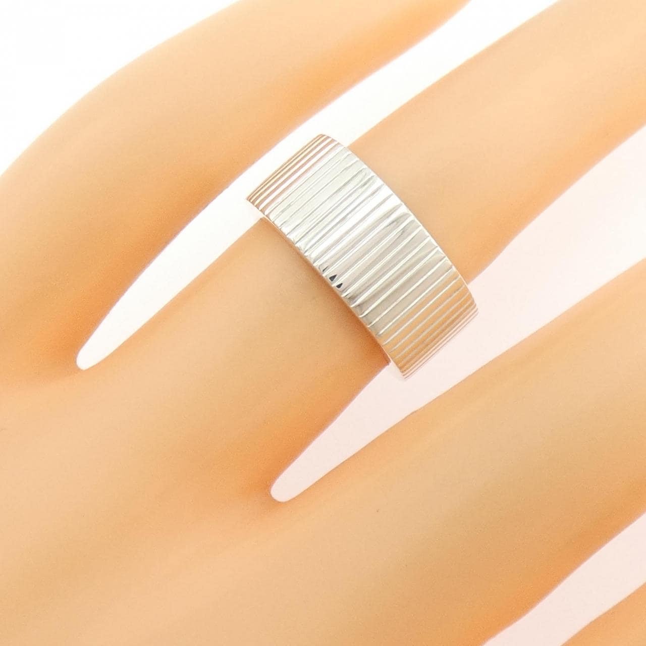 ティファニー コインエッジ リング