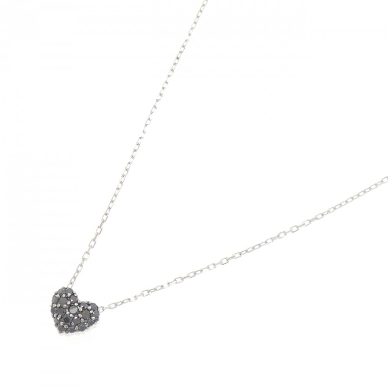 ポンテヴェキオ ハート ダイヤモンド ネックレス 0.12CT