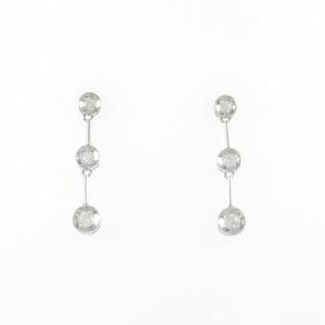 PT900 ダイヤモンド ピアス 0.20CT