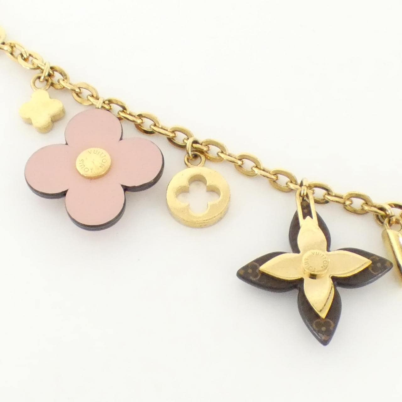 LOUIS VUITTON Bijoux Sac Chene Blooming Flower M63086 Qeelin