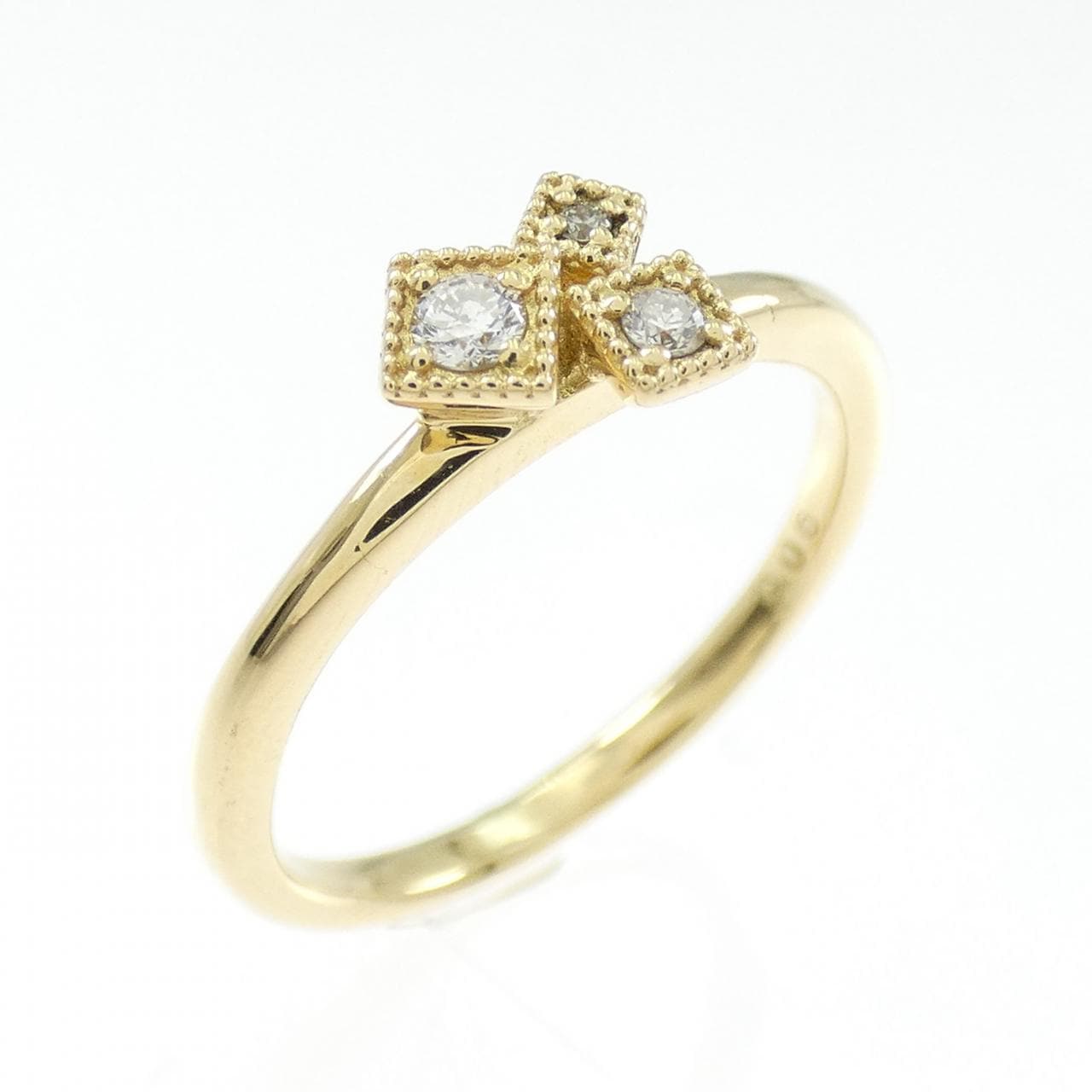 K18YG ダイヤモンド リング 0.06CT