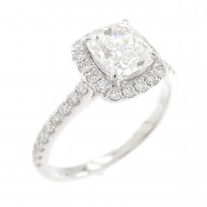 K18WG ダイヤモンド リング 1.10CT G VVS2 ファンシーカット