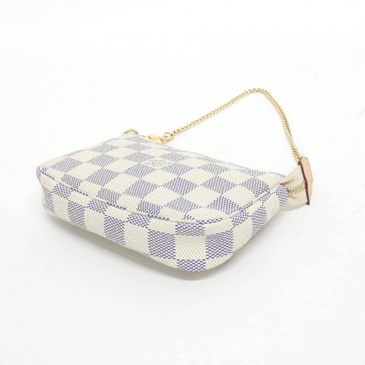 LOUIS VUITTON Damier Azur Mini Pochette Accessoire N58010 Accessory Pouch