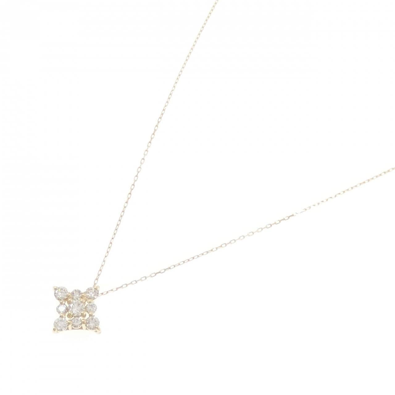 [BRAND NEW] K10YG Diamond Necklace 0.20CT