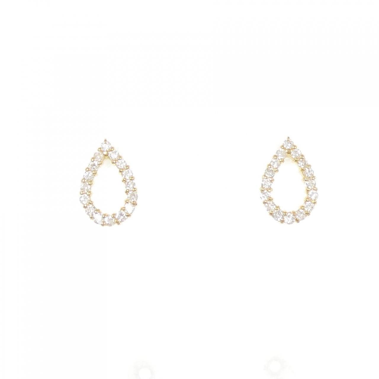【リメイク】K18YG ダイヤモンド ピアス 0.20CT