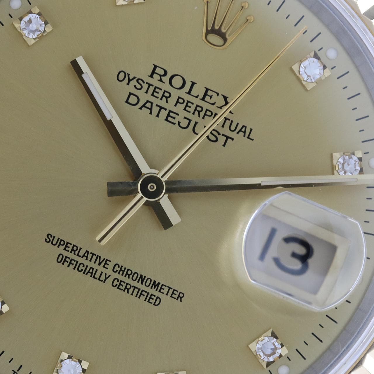 ロレックス デイトジャスト 16233G. SSxYG 自動巻 S番