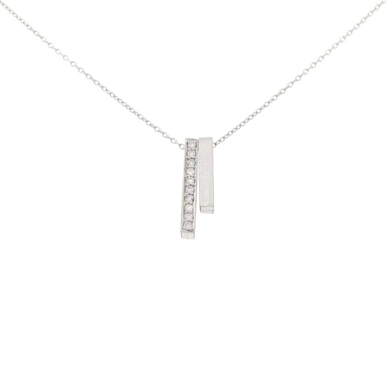 PT900/PT850 ダイヤモンド ネックレス 0.08CT
