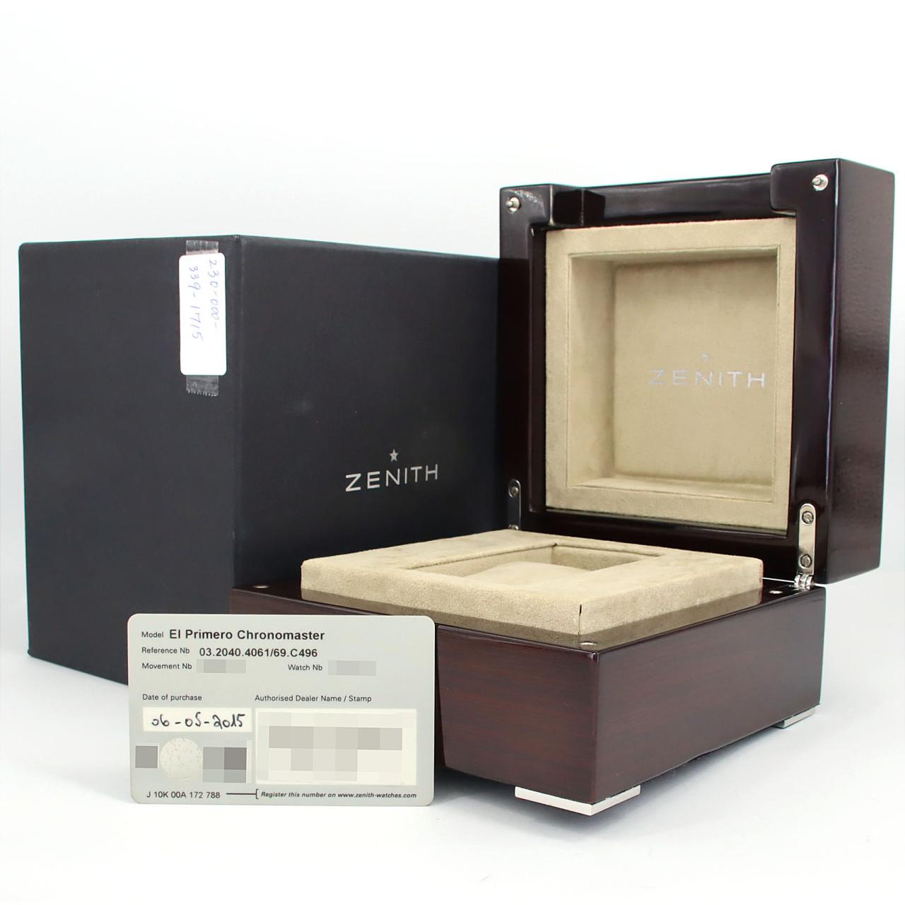 ゼニス クロノマスターエルプリメロオープン 03.2040.4061/69.C496 SS 自動巻