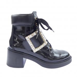 ロジェヴィヴィエ ROGER VIVIER ヴィヴ レンジャーストラスバックル ブーツ