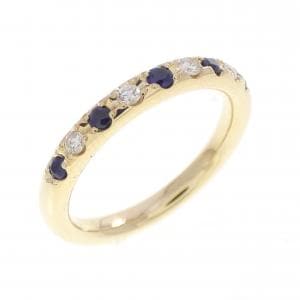 K18YG サファイヤ リング 0.11CT