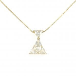 K18YG ダイヤモンド ネックレス 1.08CT