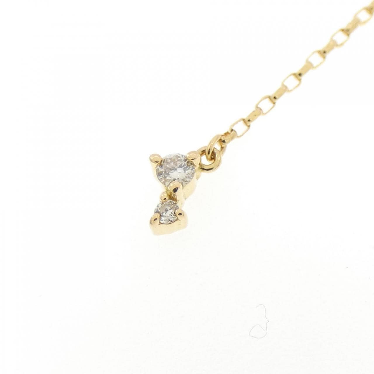 K18YG ダイヤモンド ネックレス 0.12CT