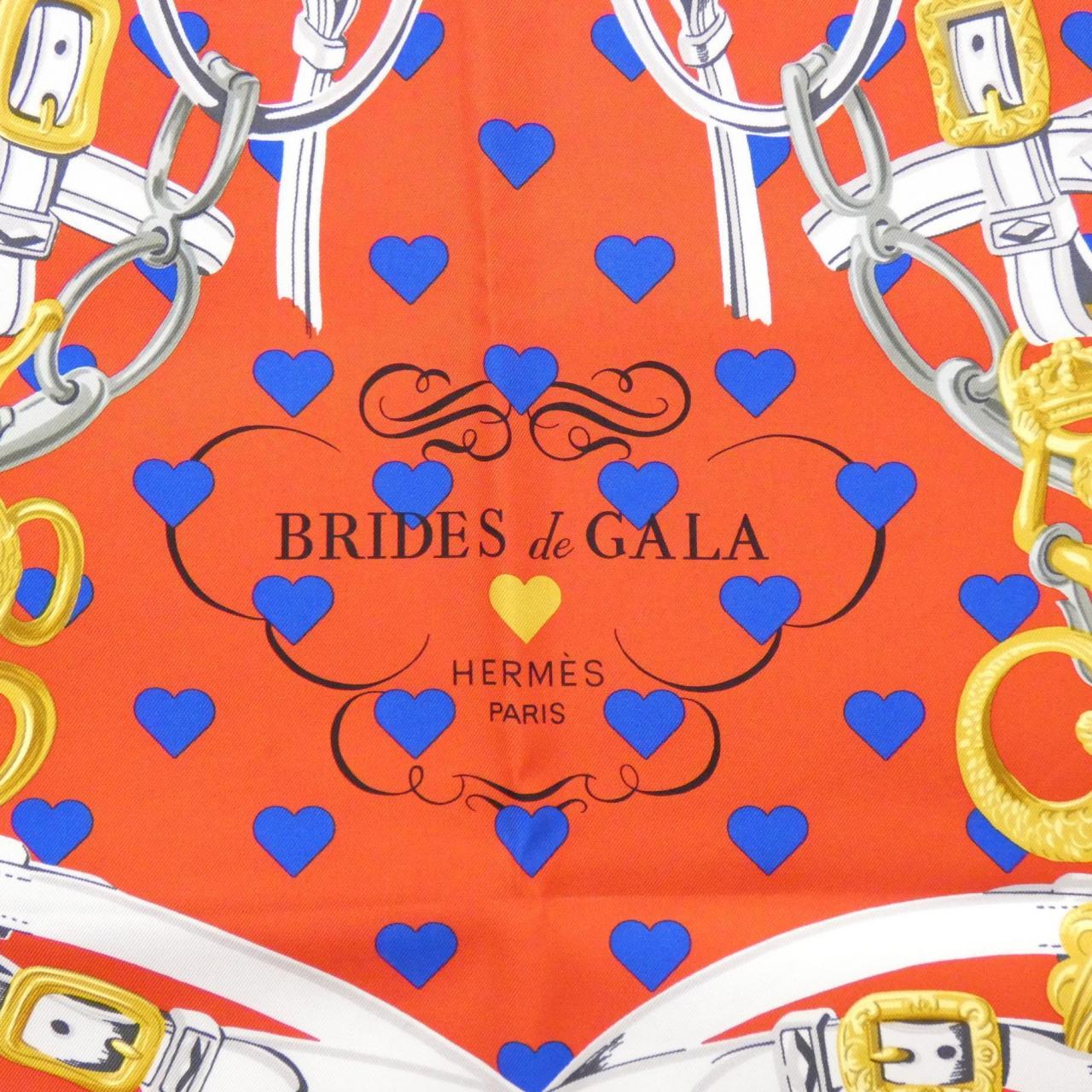 エルメス BRIDES DE GALA LOVE カレ 90cm 003132S スカーフ