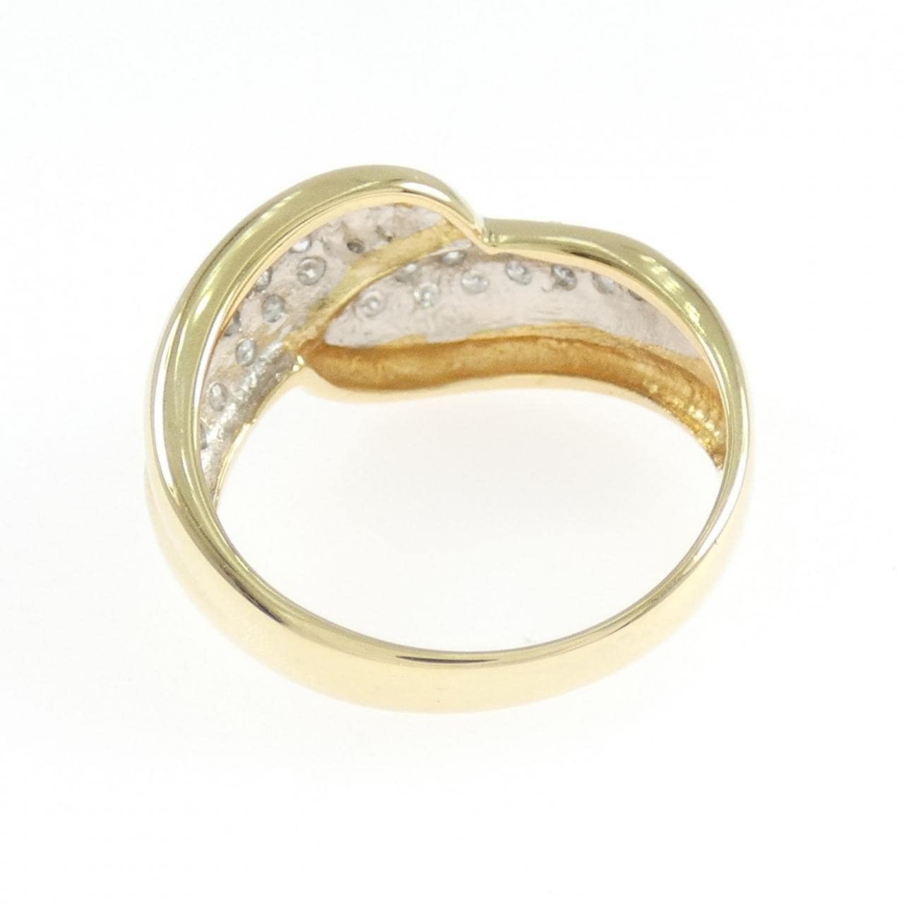 K18YG/K18WG ダイヤモンド リング 0.25CT