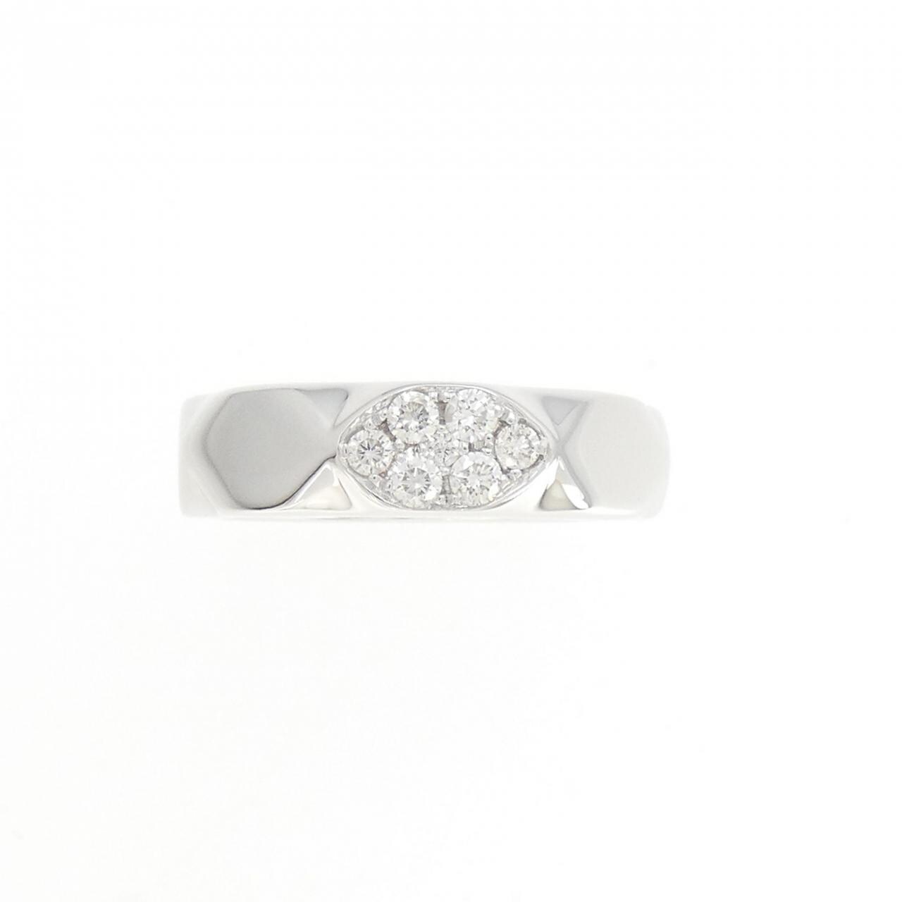 K18WG ダイヤモンド リング 0.18CT