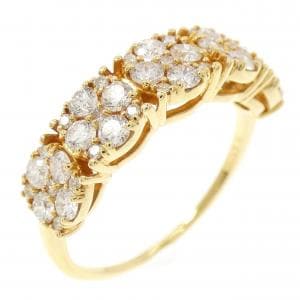 K18YG ダイヤモンド リング 1.00CT