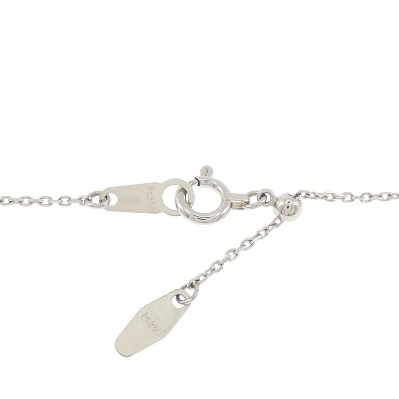 【新品】PT900/PT850 ダイヤモンド ネックレス 0.502CT