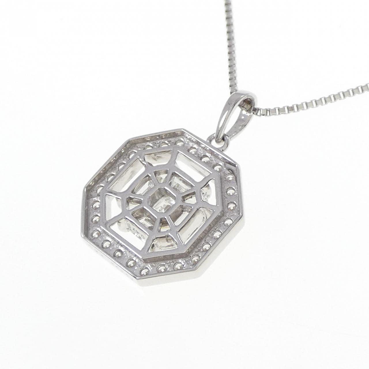PT900/PT850 ダイヤモンド ネックレス 0.47CT