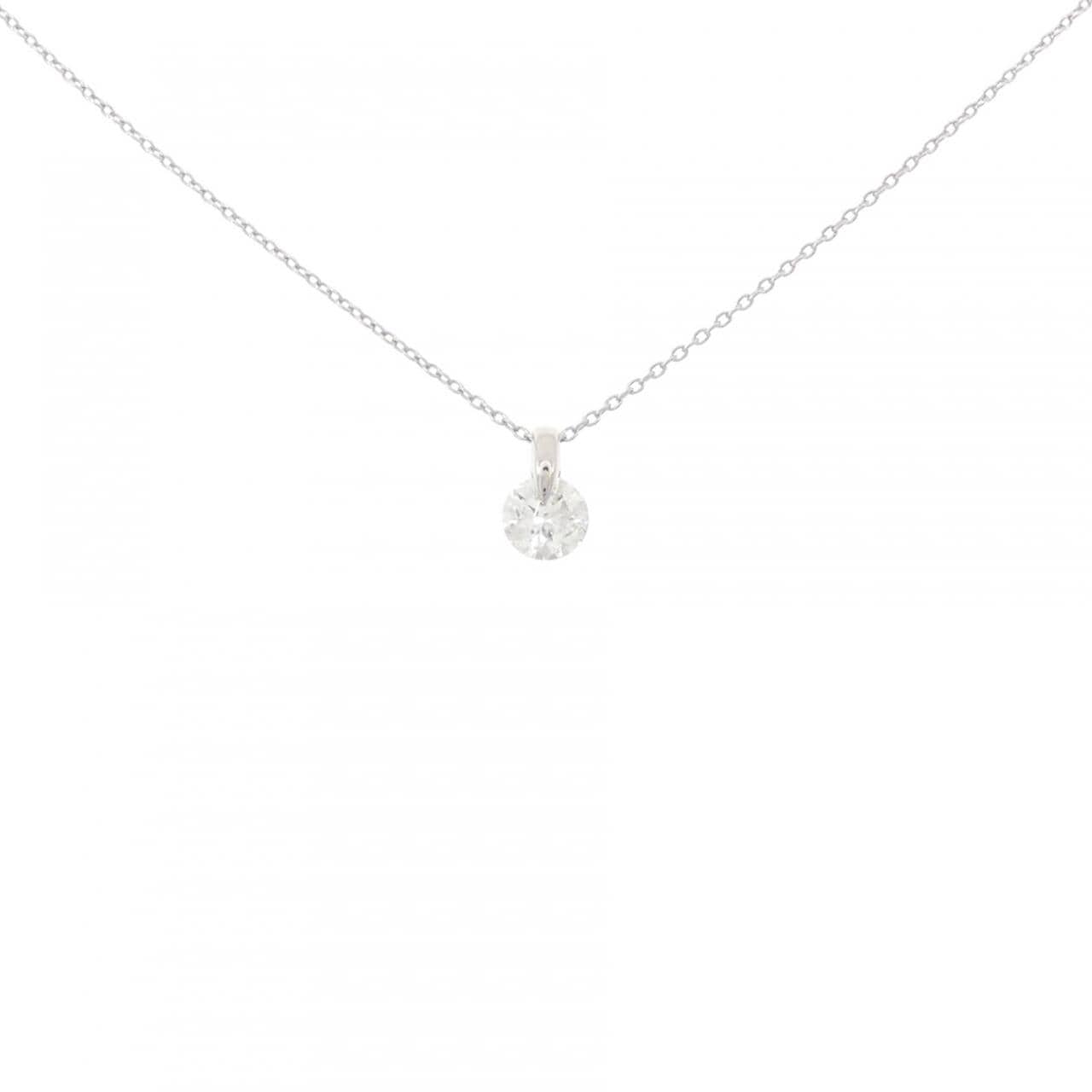PT900/PT850 ソリティア ダイヤモンド ネックレス 0.506CT