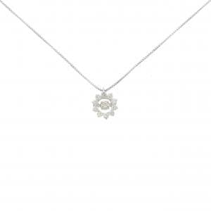 K18WG ダイヤモンド ネックレス 0.05CT