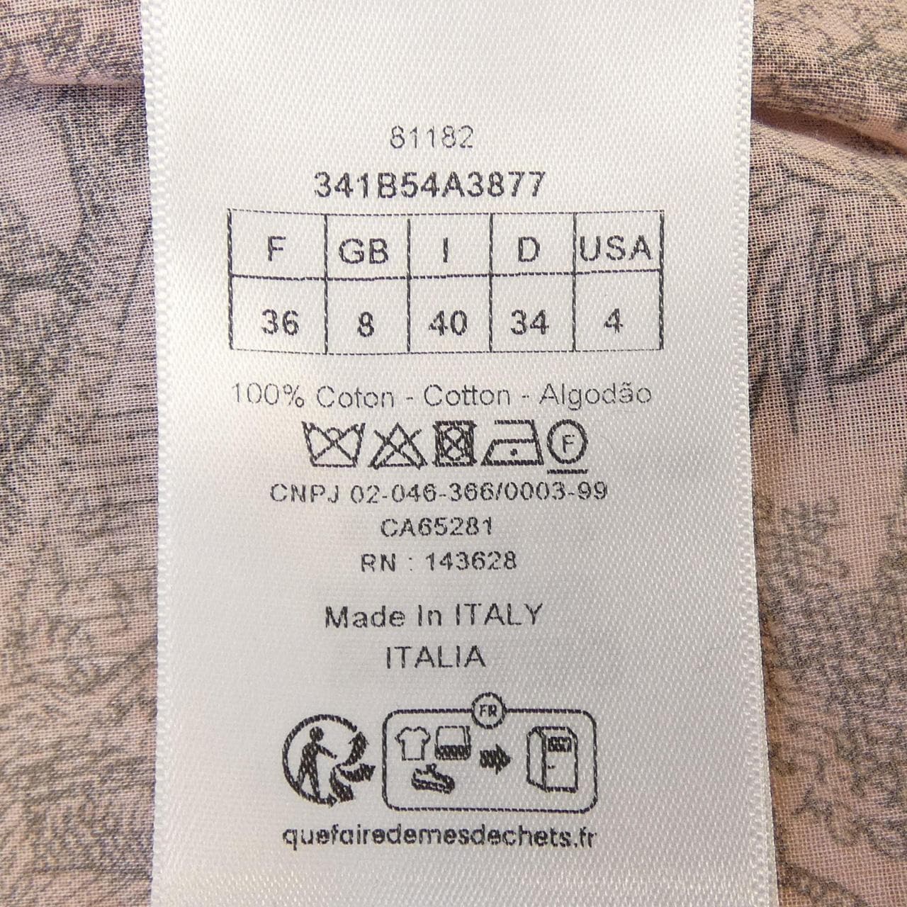 クリスチャンディオール CHRISTIAN DIOR DIORIVIERA トワルドゥジュイソヴァージュ　 341B54A3877 シャツ