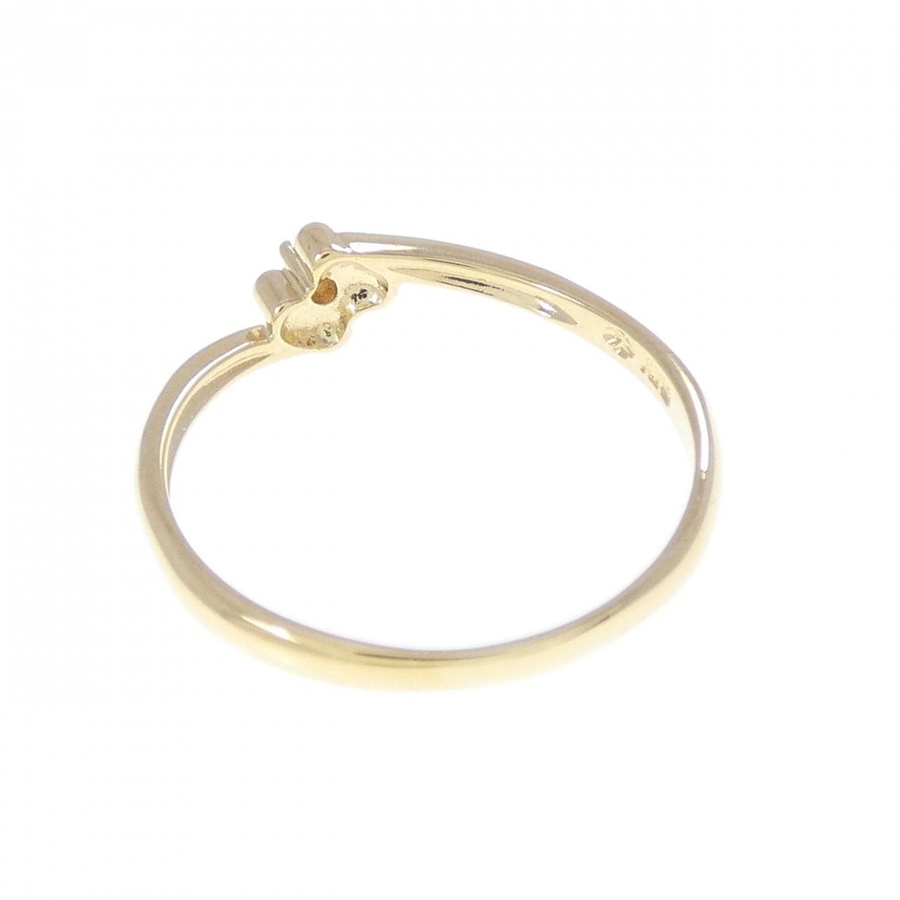 K18YG ダイヤモンド ピンキーリング