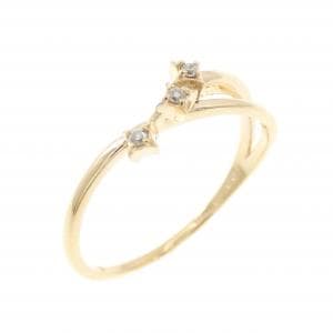 K18YG ダイヤモンド リング 0.02CT