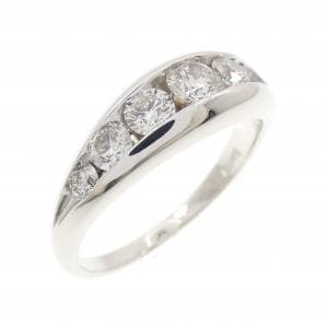 K18WG ダイヤモンド リング 0.80CT