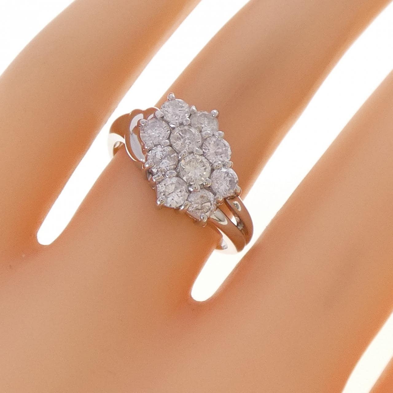 PT900 ダイヤモンド リング 1.20CT
