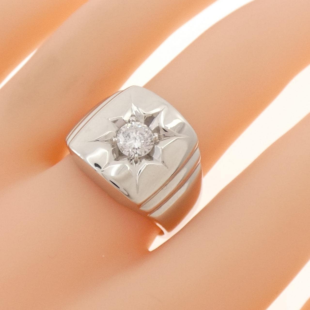 PT900 Diamond Ring 0.60CT