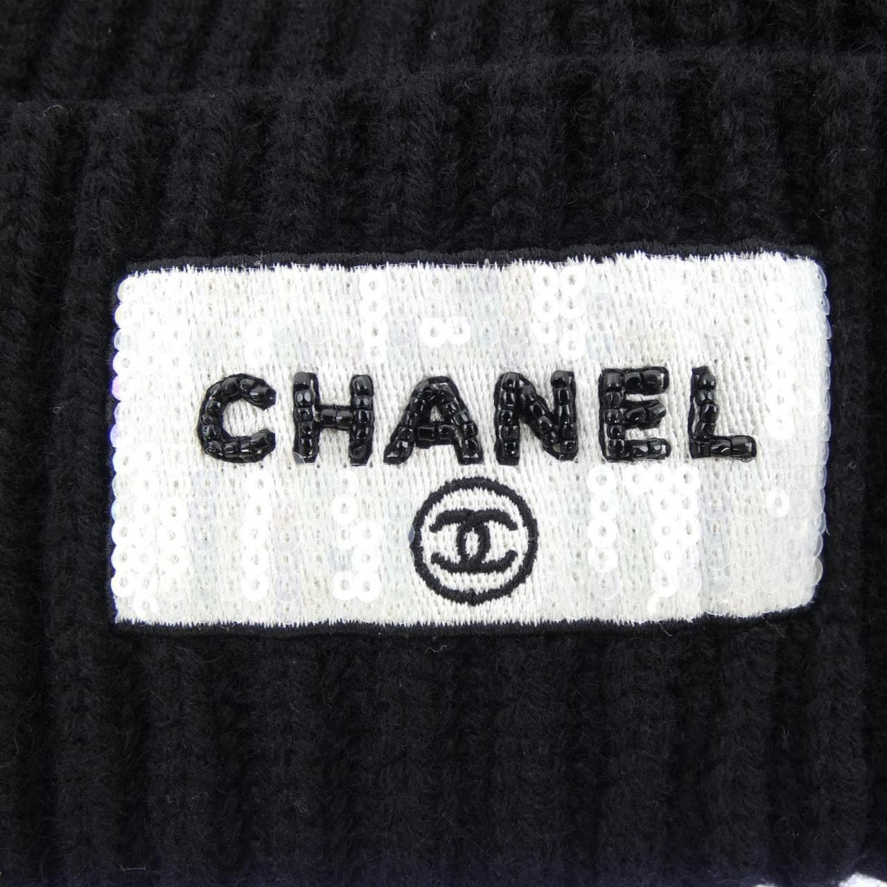 シャネル CHANEL 2次元コード AA9553B13724 ニットキャップ