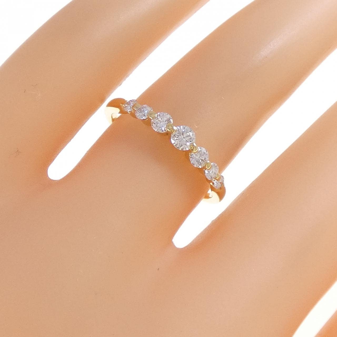 K18YG ダイヤモンド リング 0.34CT