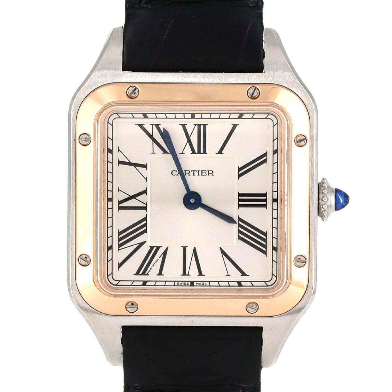 カルティエ サントスデュモンSM PGコンビ W2SA0012 SSxPG クォーツ