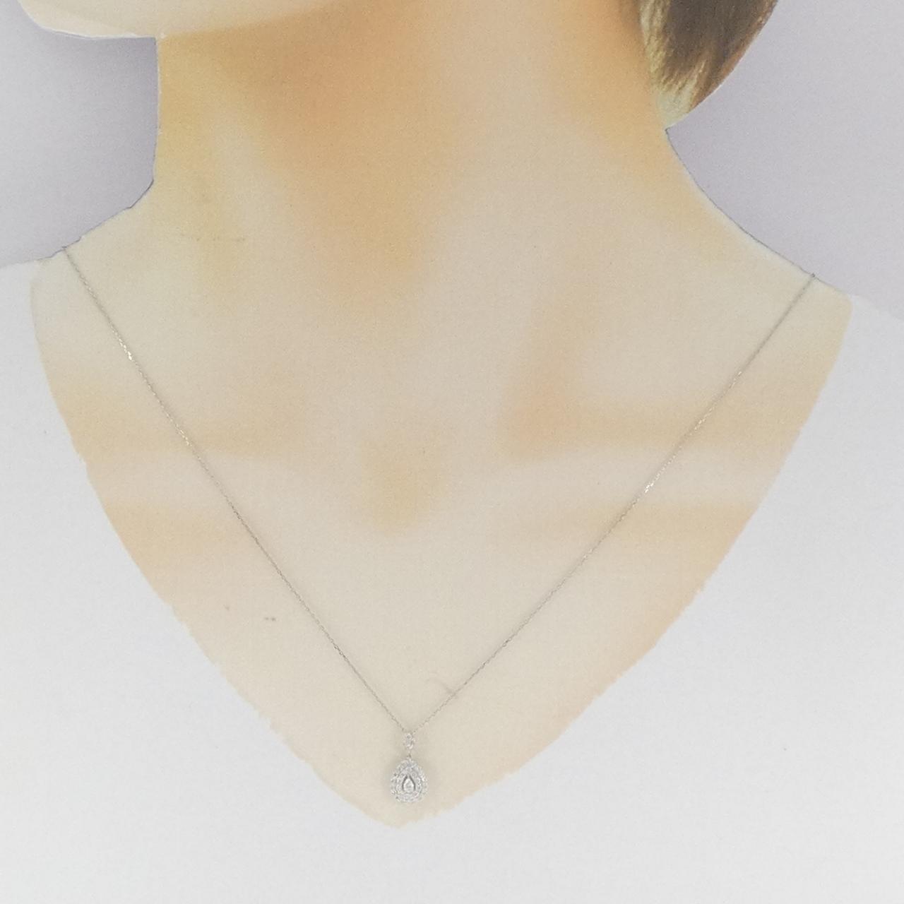 【新品】PT900/PT850 ダイヤモンド ネックレス 0.25CT