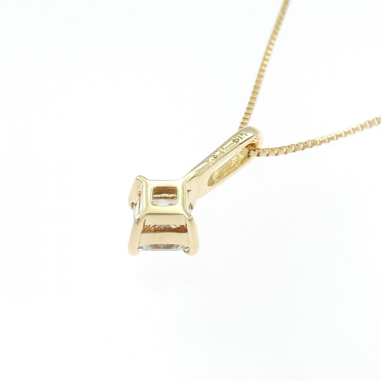 K18YG ダイヤモンド ネックレス 0.34CT