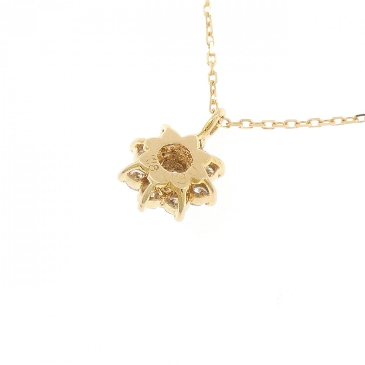 K18YG ダイヤモンド ネックレス 0.30CT