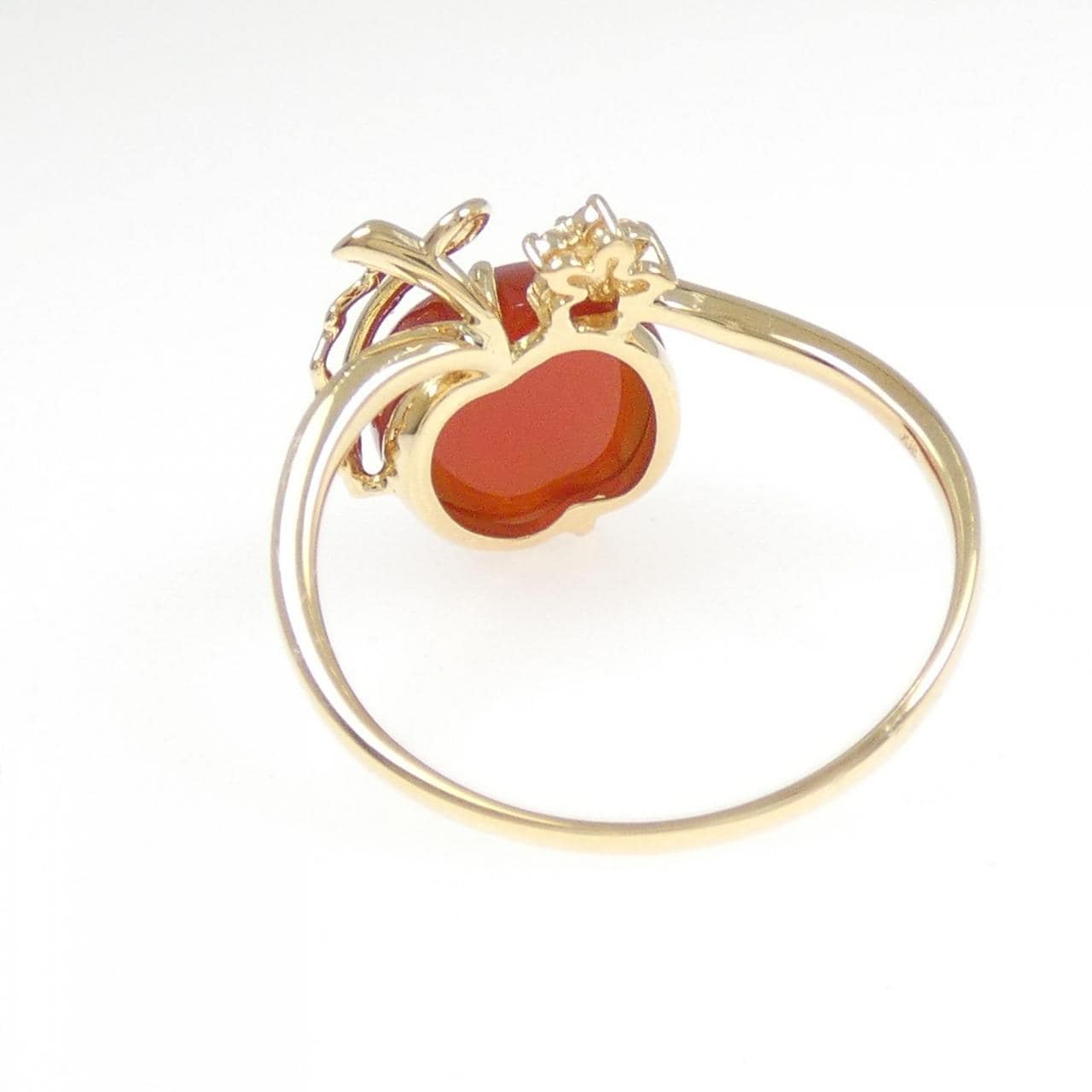 K18YG メノウ リング