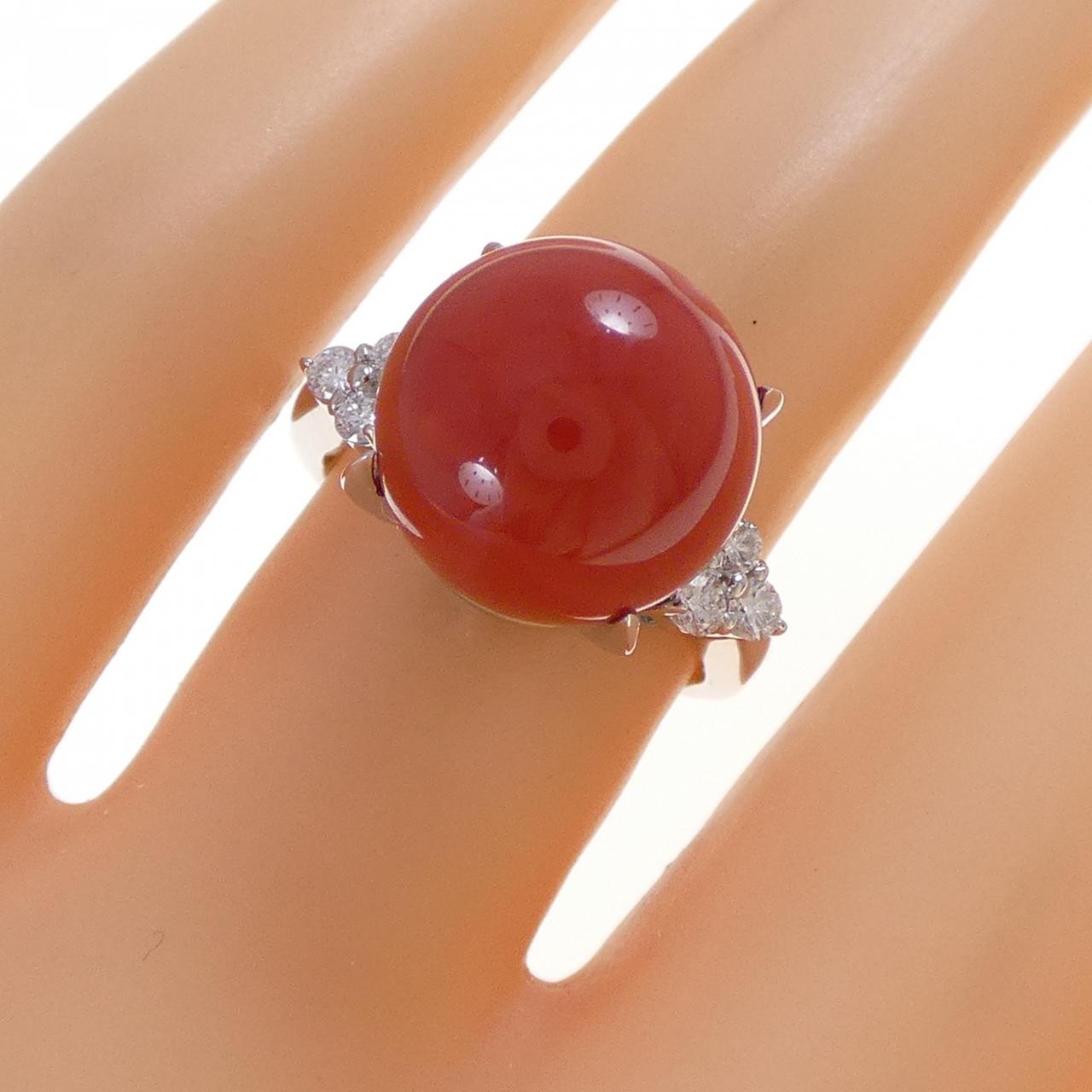 PT900 サンゴ リング 11.9mm