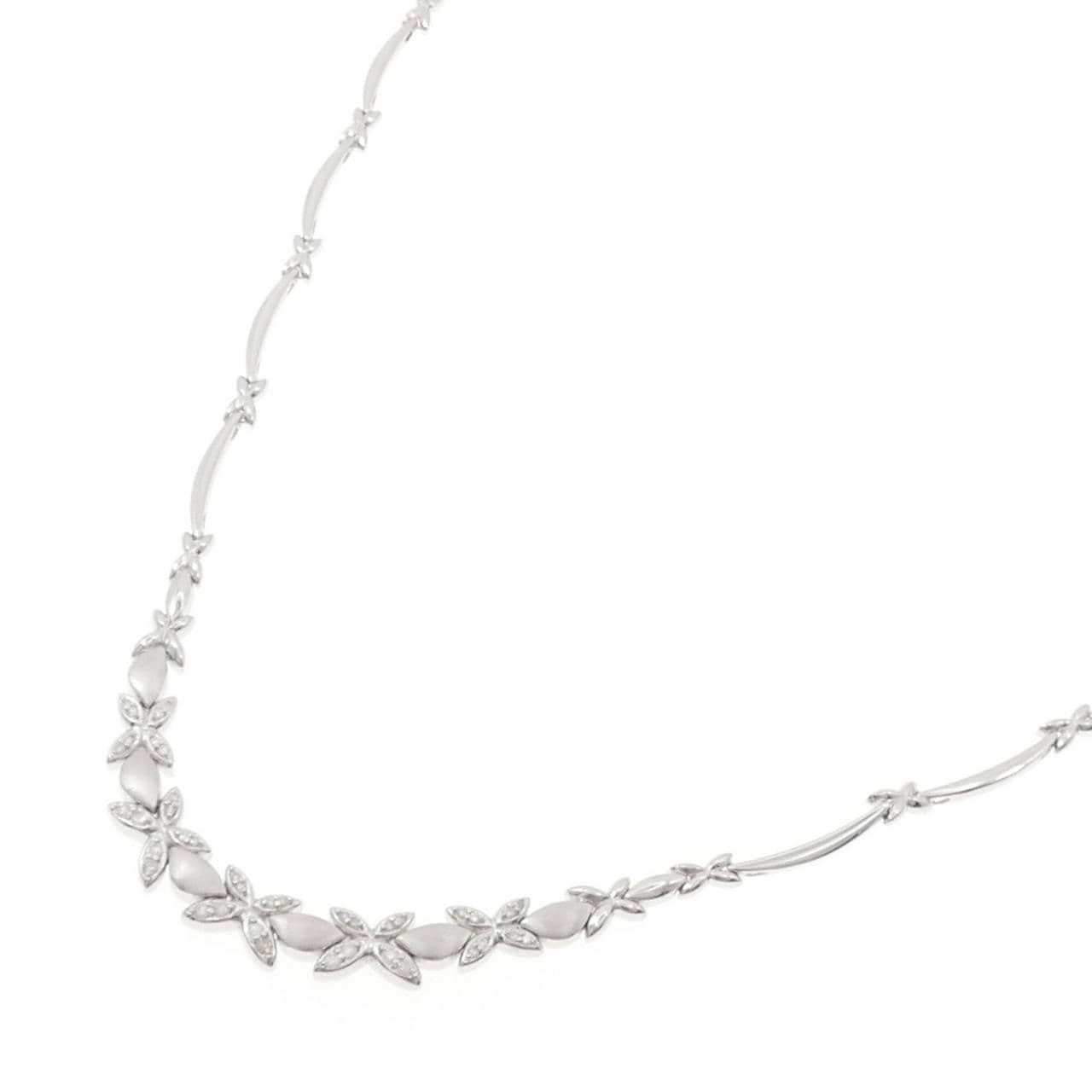 K14WG ダイヤモンド ネックレス 0.43CT