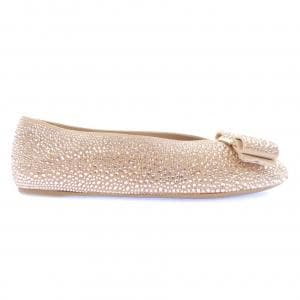 フェラガモ FERRAGAMO VANNA G CR5cm 0785488 フラットシューズ