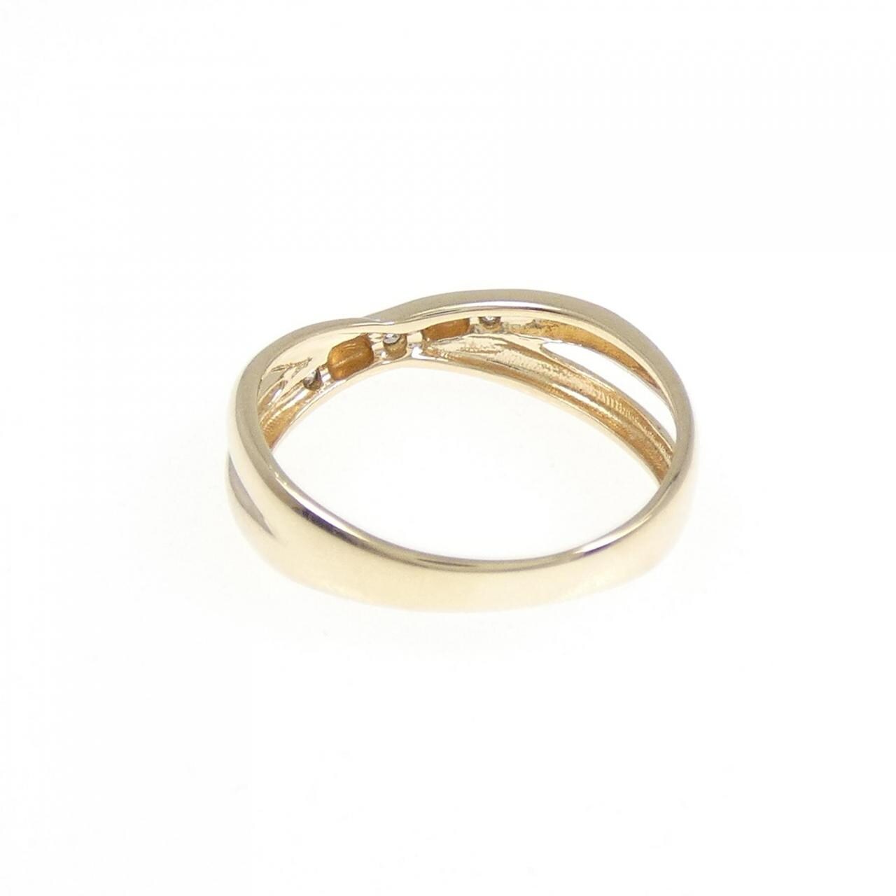 K10YG ダイヤモンド ピンキー リング