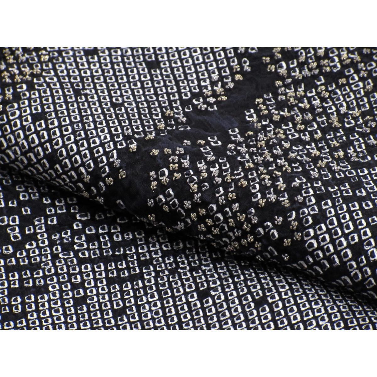 訪問着　総絞り　刺繍入り