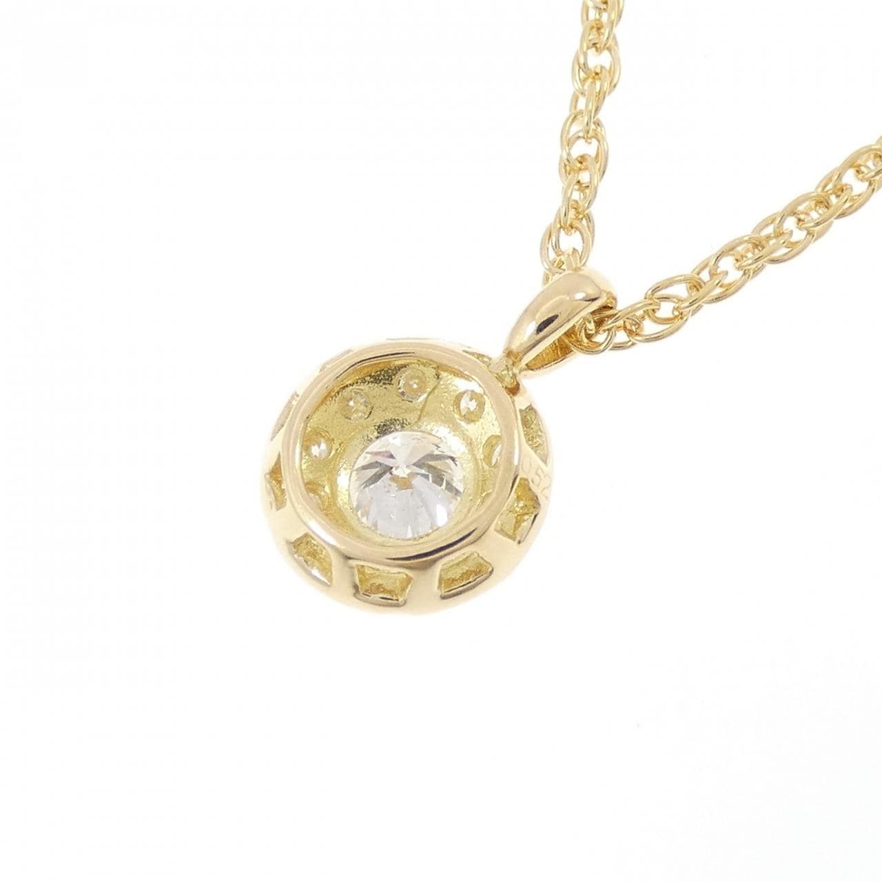 K18YG ダイヤモンド ネックレス 0.52CT